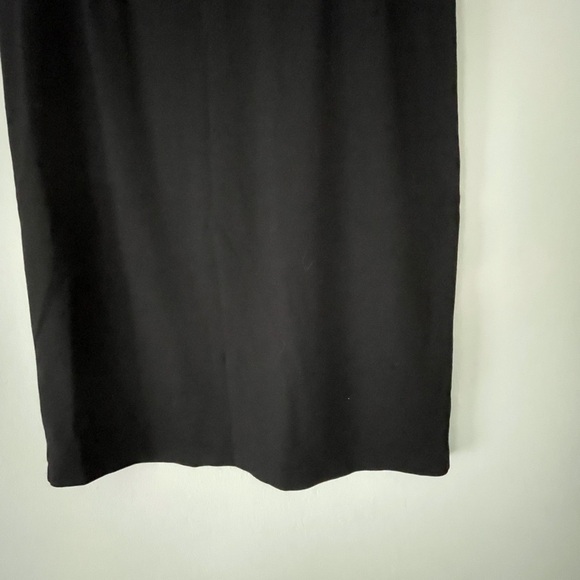 EILEEN FISHER BLACK FIITED SKIRT - Picture 2 of 5